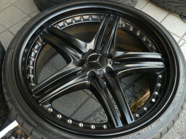 日産純正19㌅アルミ&タイヤ225/45R19 4本セット(1133) 006.JPG